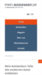 Mobile Screenshot of mein-autolexikon.de